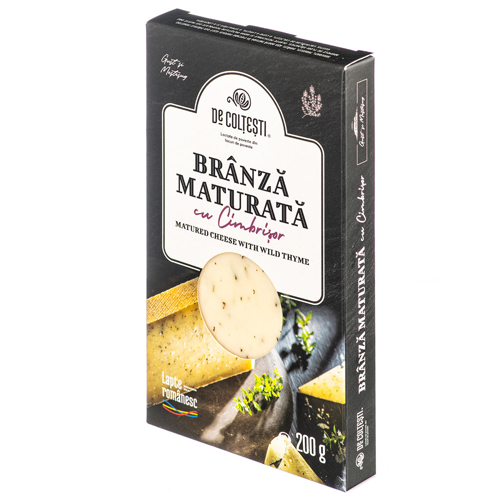 Branza Maturata cu Cimbrisor 200g