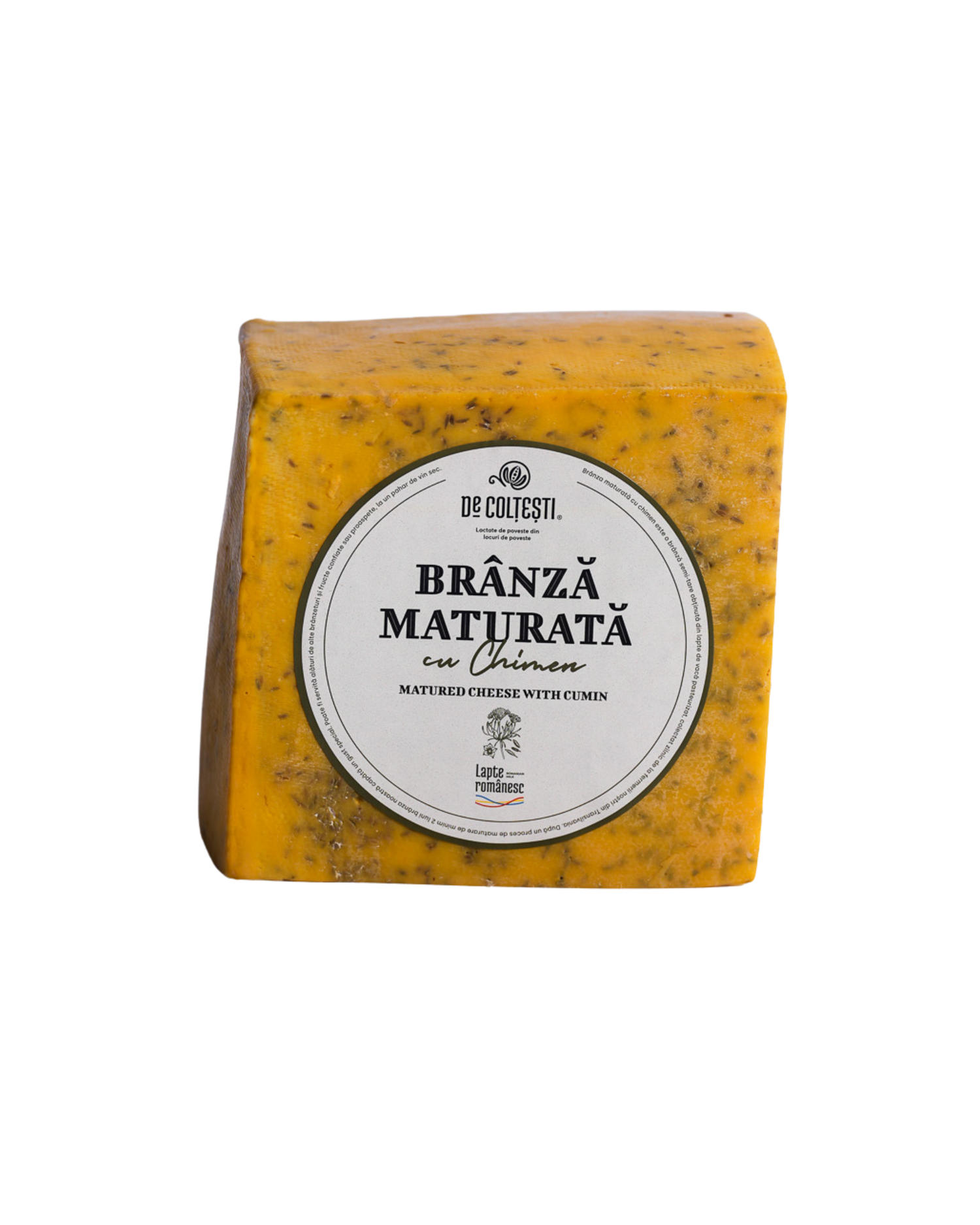 Brânză Maturată cu Chimen ~2kg