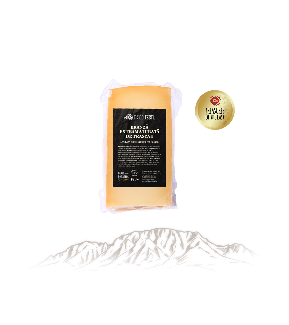 Extra-matured Trascău cheese (Parmesan style) 300g