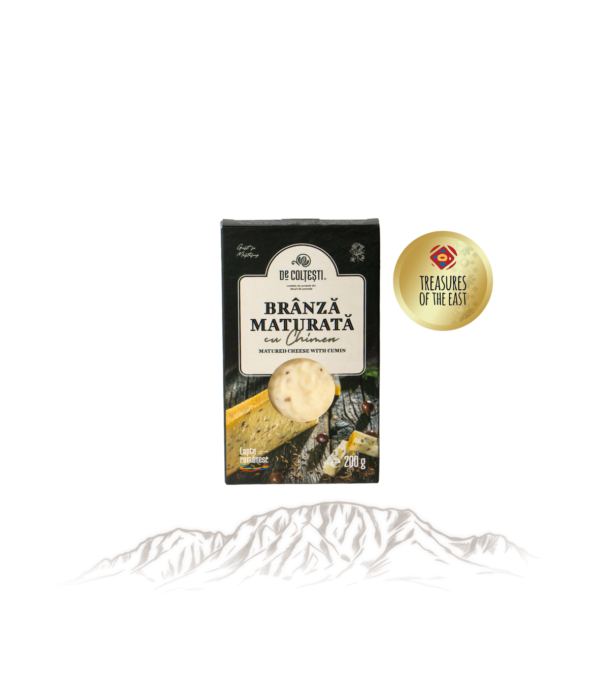 Brânză Maturată cu Chimen 200g