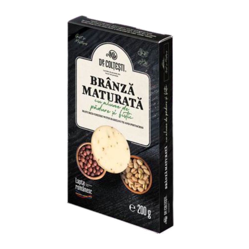 BRANZA MATURATA CU FISTIC SI ALUNE 200 G